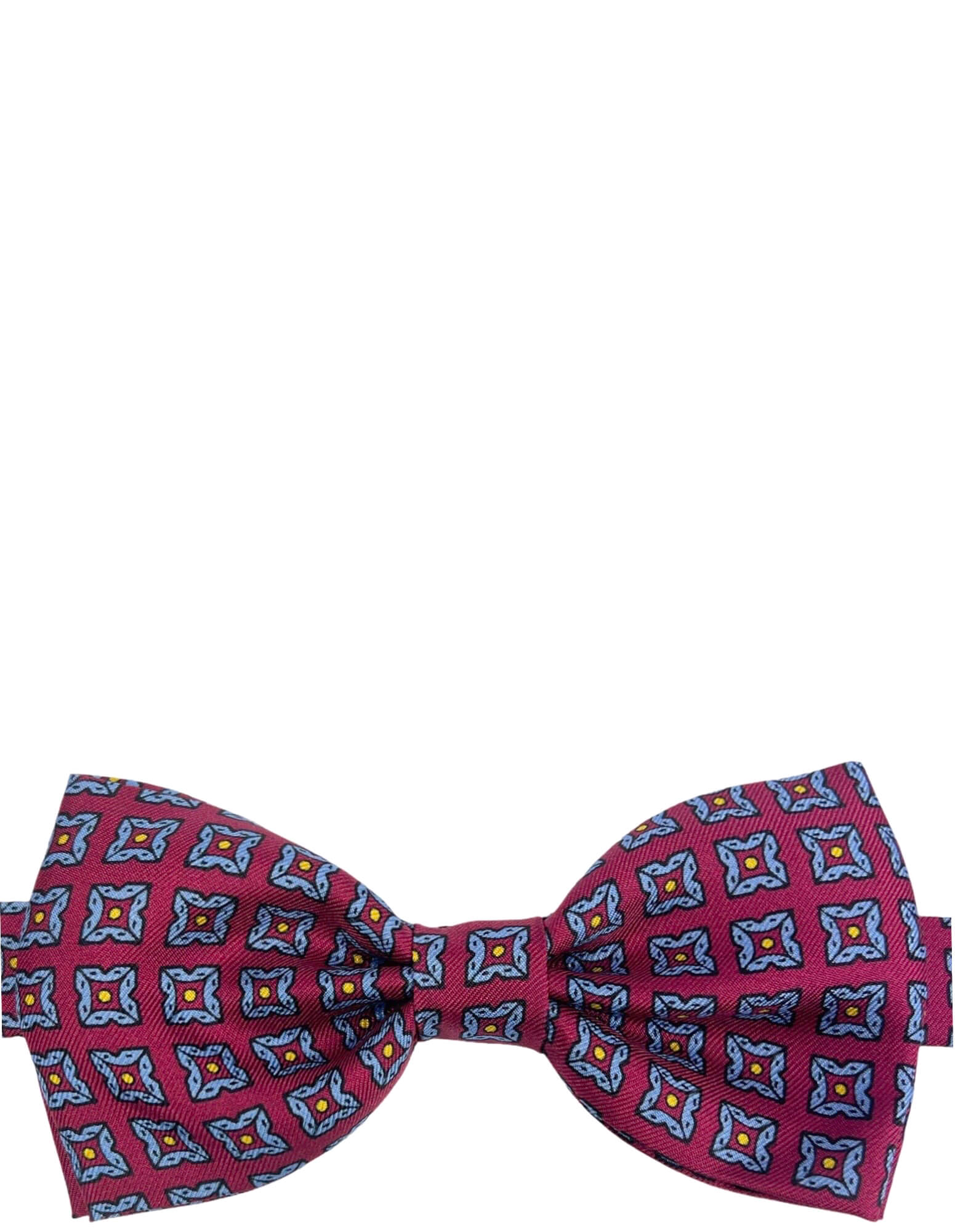 CANTINI Puglia Patterned Bow Tie - Magenta