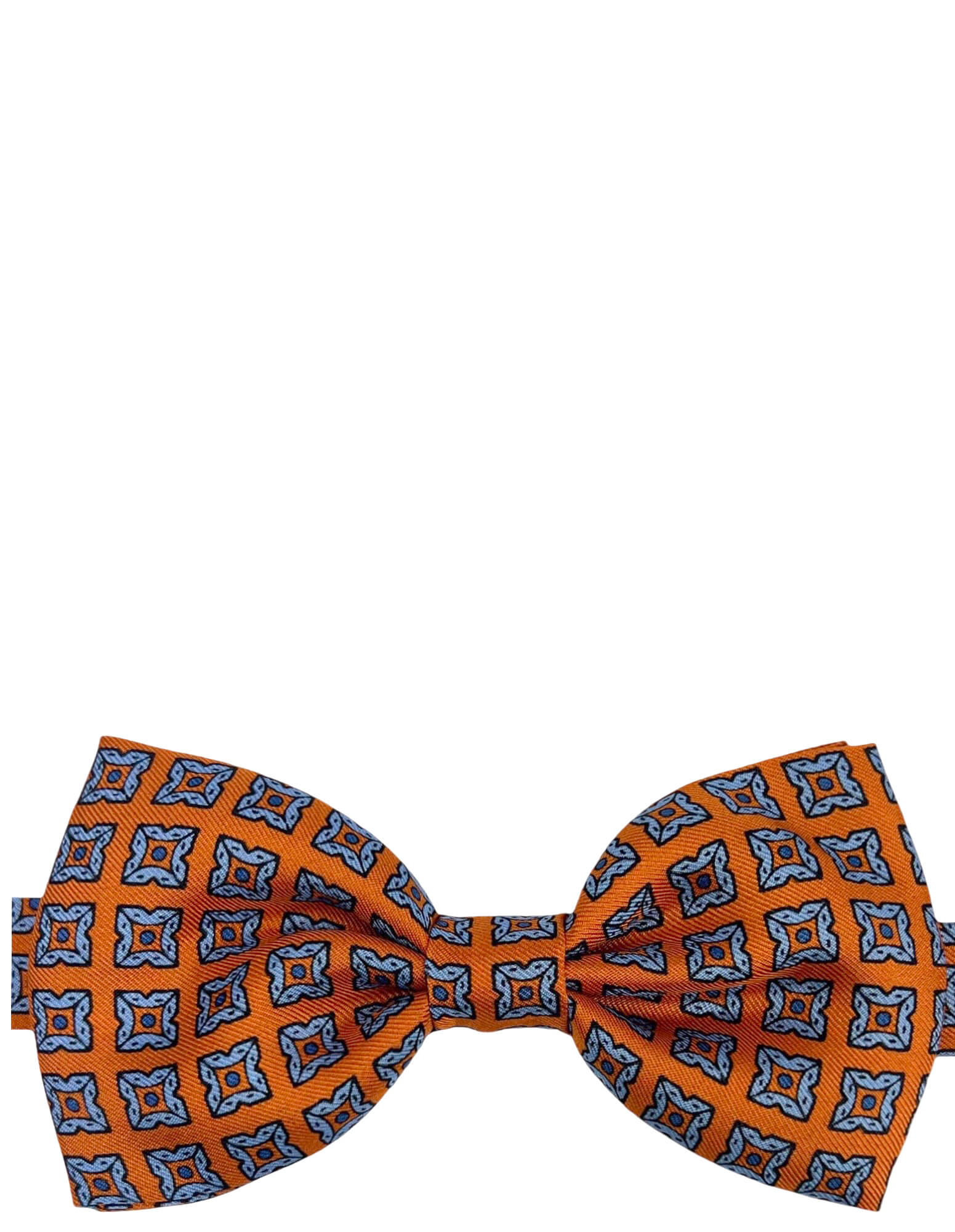 CANTINI Puglia Patterned Bow Tie - Orange
