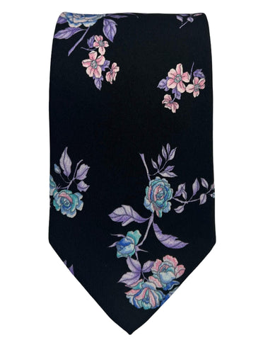 DÉCLIC Fable Floral Tie - Black