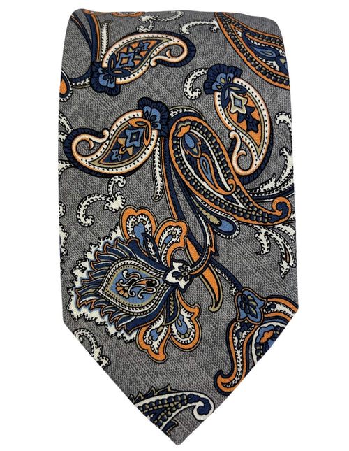 DÉCLIC Prato Paisley Tie - Grey