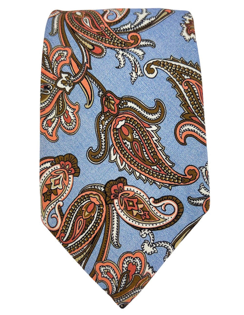 DÉCLIC Prato Paisley Tie - Blue