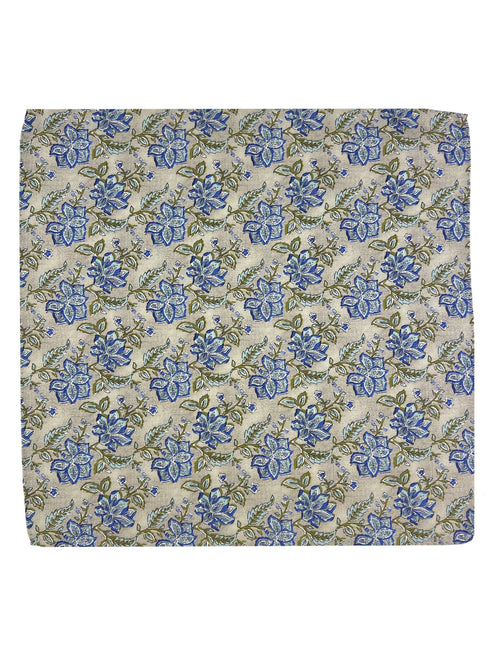 DÉCLIC Florence Floral Hanky - Sand