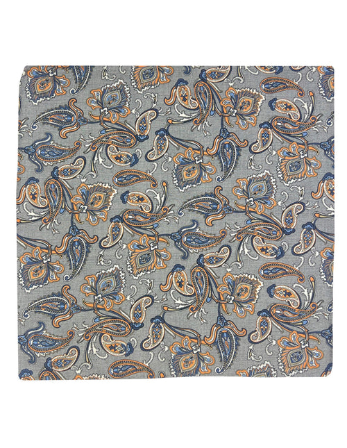 DÉCLIC Prato Paisley Hanky - Grey