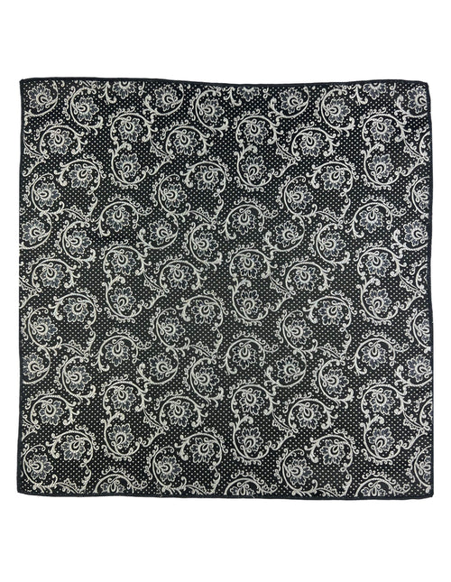 DÉCLIC Chieti Floral Hanky - Black