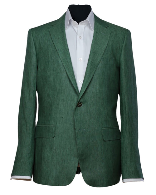 DÉCLIC 'Sorrento' Linen Jacket - Green