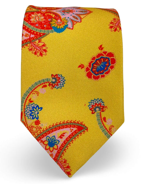 DÉCLIC Amble Pattern Tie - Yellow