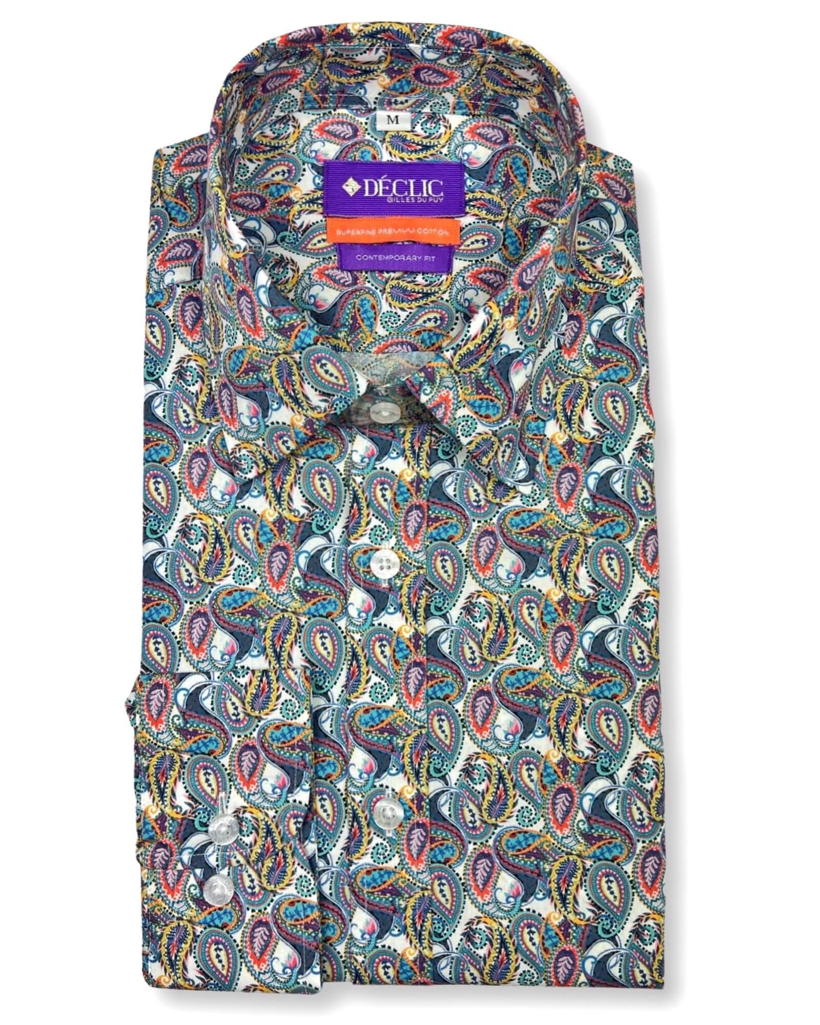 DÉCLIC Florestine Paisley Print Shirt - Assorted