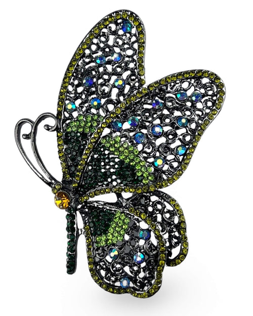 DÉCLIC Butterfly Side Pin - Green