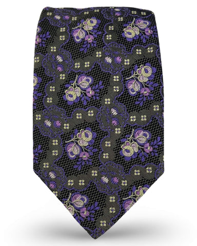 DÉCLIC Bulwark Paisley Tie - Lavender