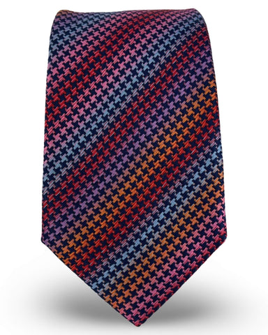 Silvio Fiorello Ispica Patterned Tie - Blue