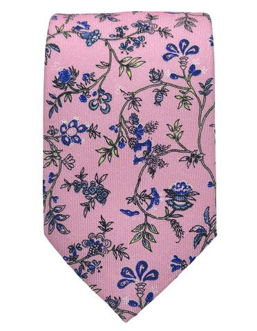 CANTINI Minerva Stripe Tie - Fuschia