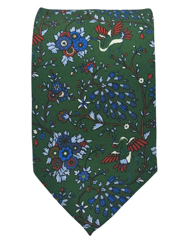 CANTINI Minerva Stripe Tie - Fuschia