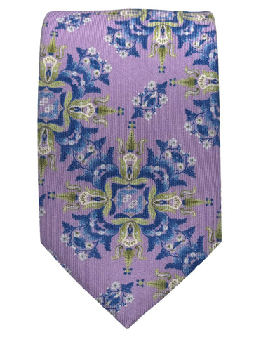 CANTINI Minerva Stripe Tie - Fuschia