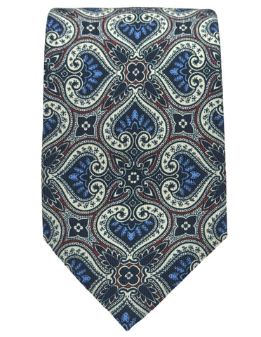 CANTINI Minerva Stripe Tie - Fuschia