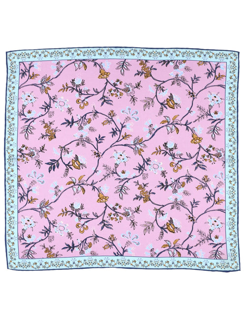 DÉCLIC Staveley Floral Pocket Square - Lavender