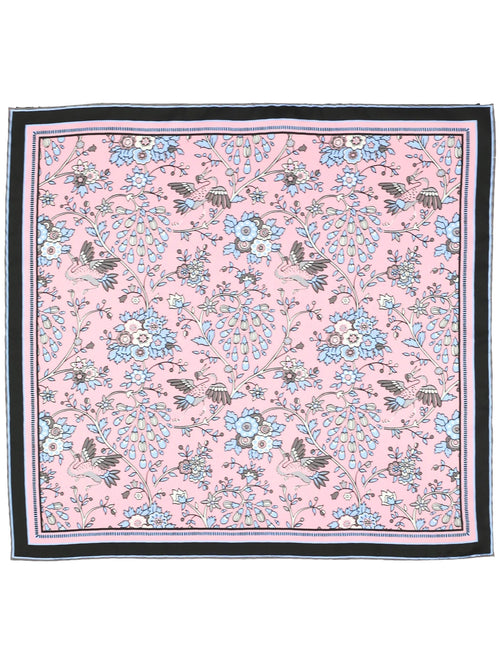 DÉCLIC Waterdale Floral Pocket Square - Pink