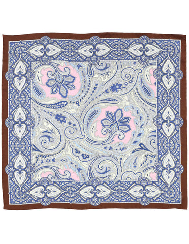 DÉCLIC Zebra Print Hanky - Chocolate