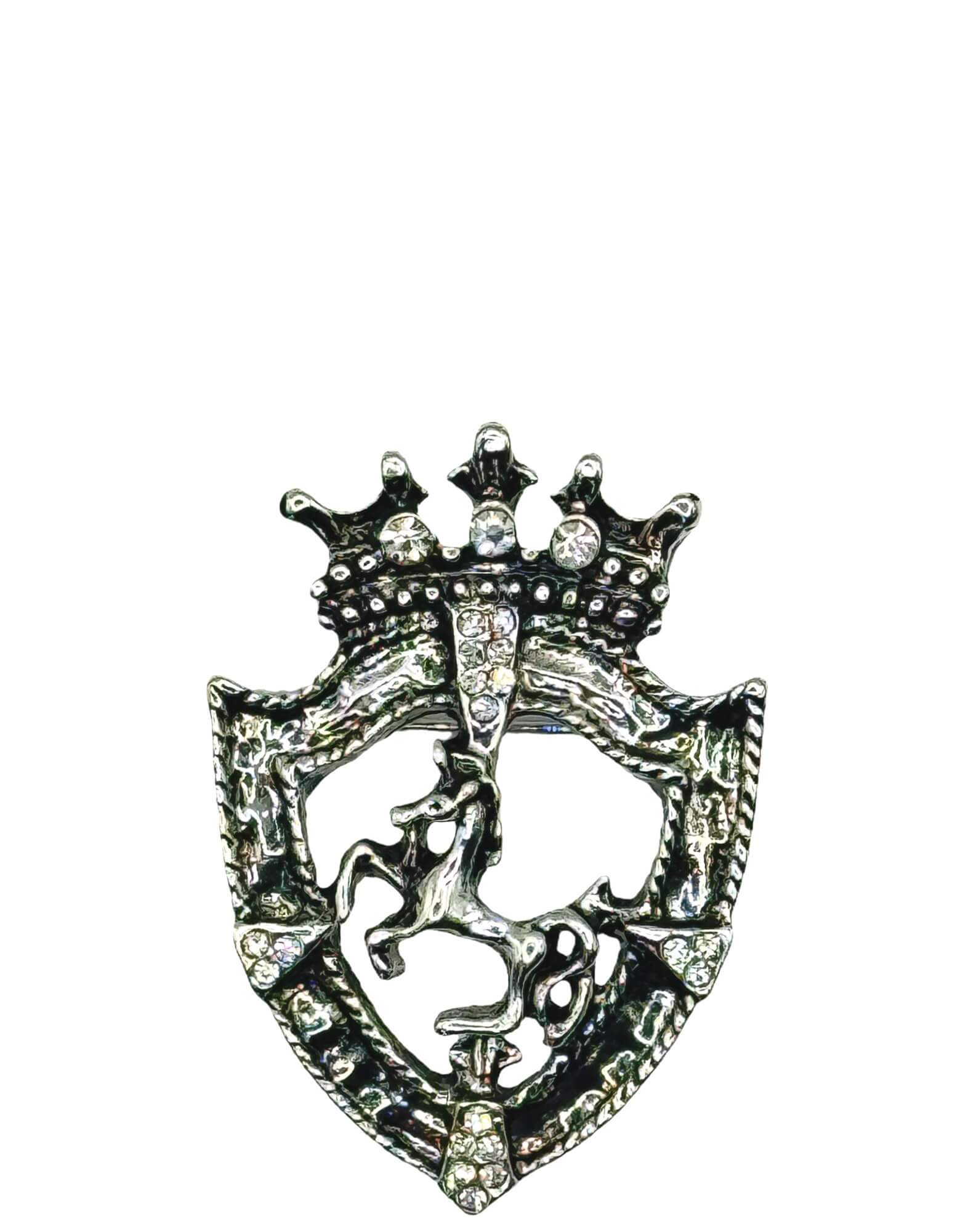 DÉCLIC Horse Emblem Pin - Silver