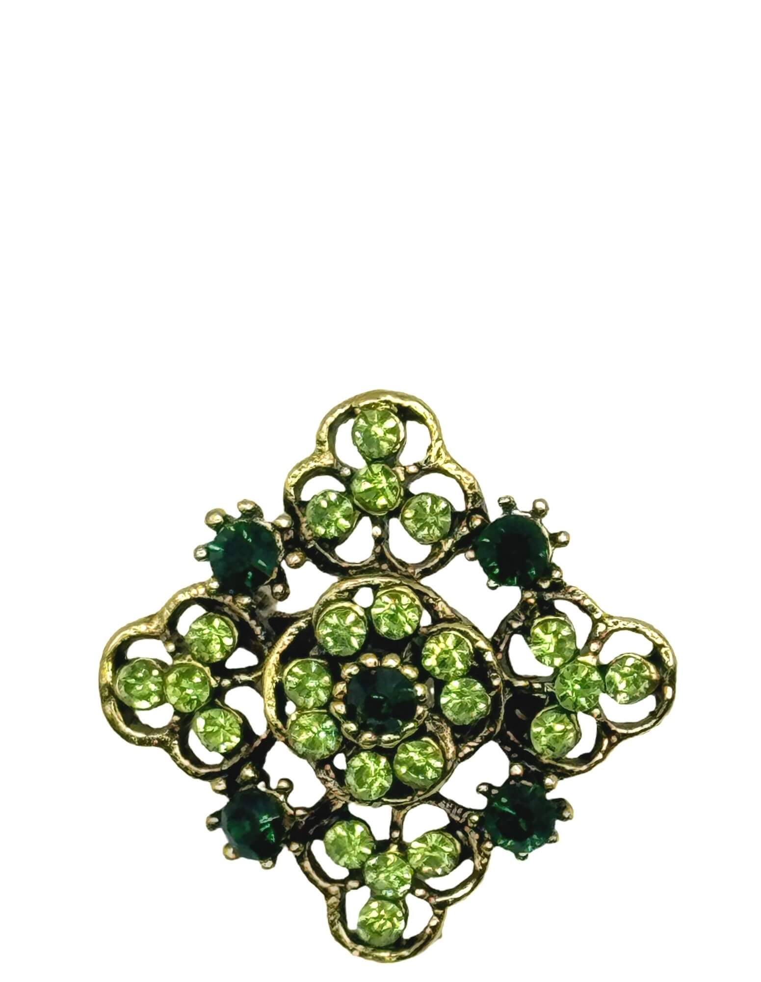 DÉCLIC Felipe Medaillion Pin - Green