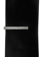 DÉCLIC Braided Tie Bar - Silver