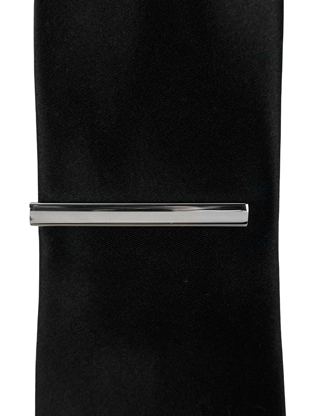 DÉCLIC Plain Long Tie Bar - Silver