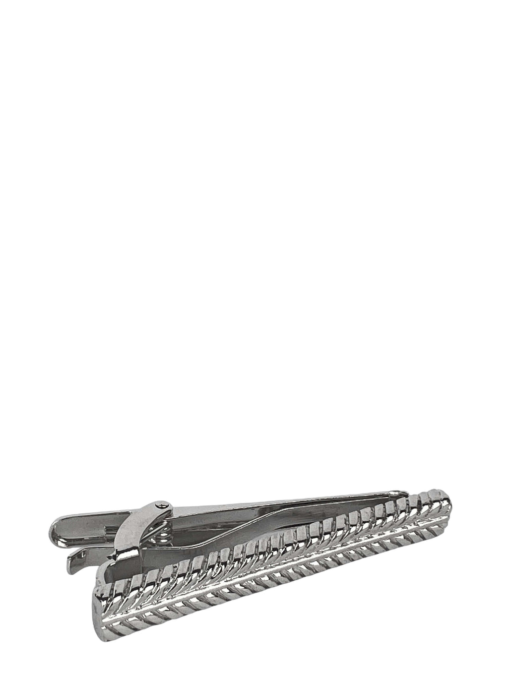 DÉCLIC Braided Tie Bar - Silver