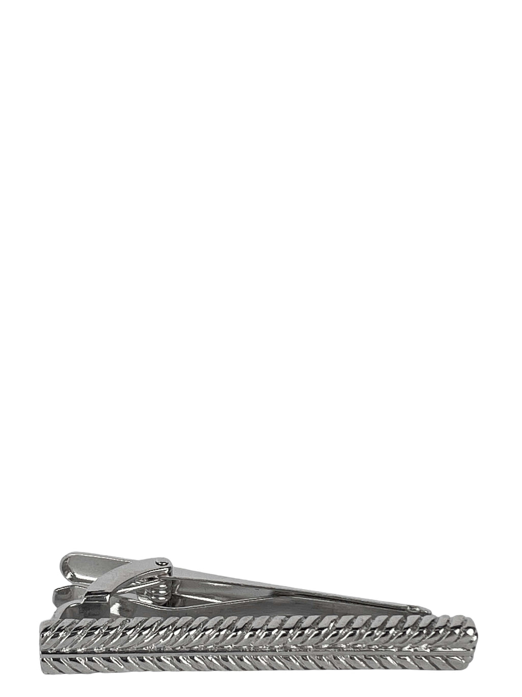DÉCLIC Braided Tie Bar - Silver