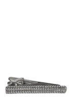DÉCLIC Braided Tie Bar - Silver