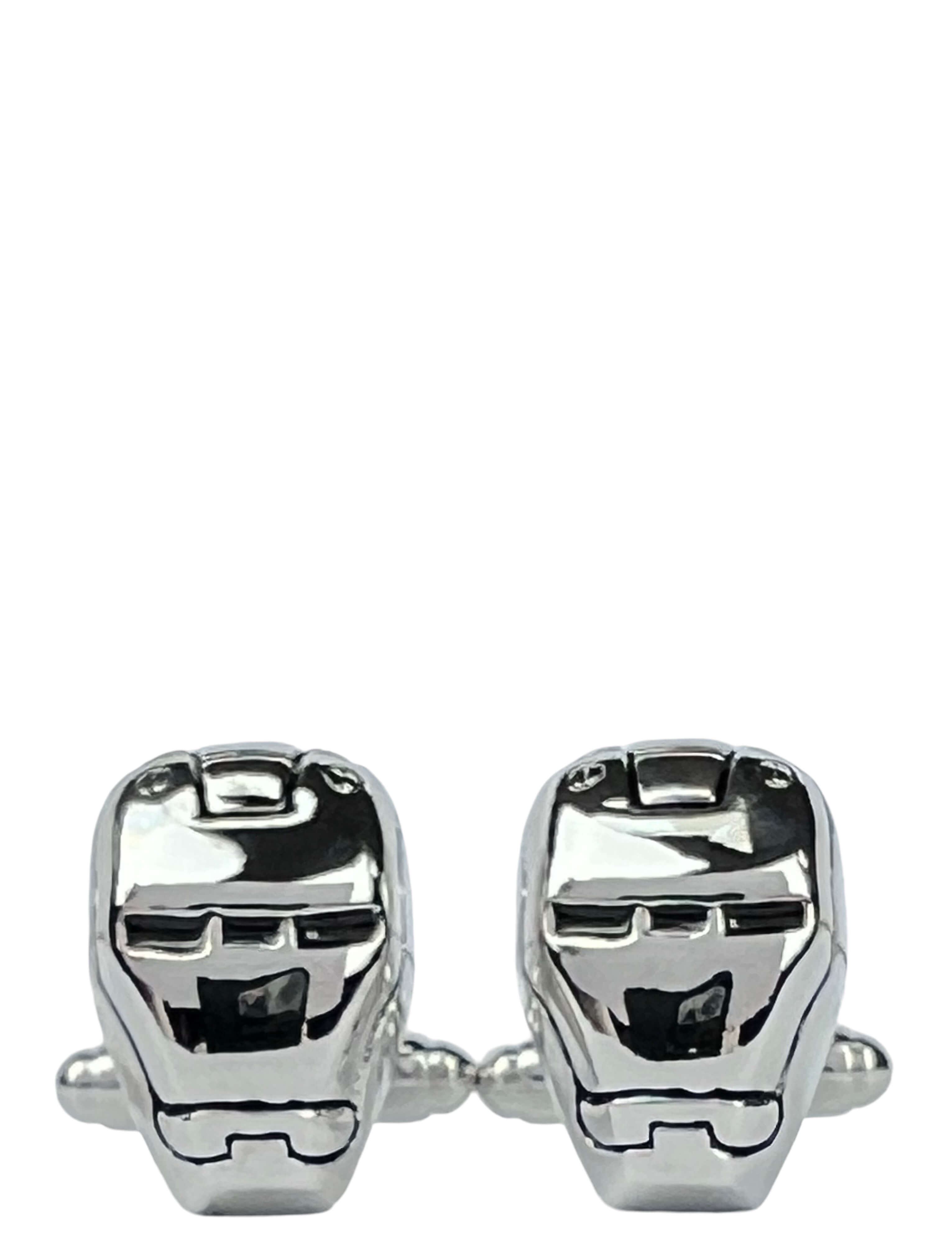 DÉCLIC Iron Man Mask Cufflink - Silver