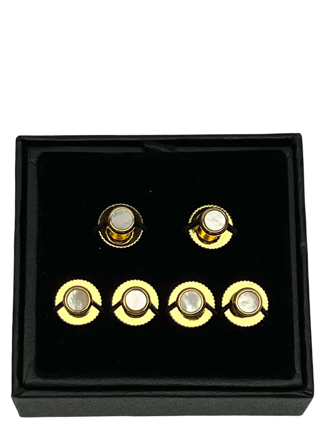 DÉCLIC MOP (6) Screw Shirt Studs - Gold