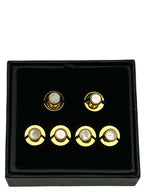 DÉCLIC MOP (6) Screw Shirt Studs - Gold