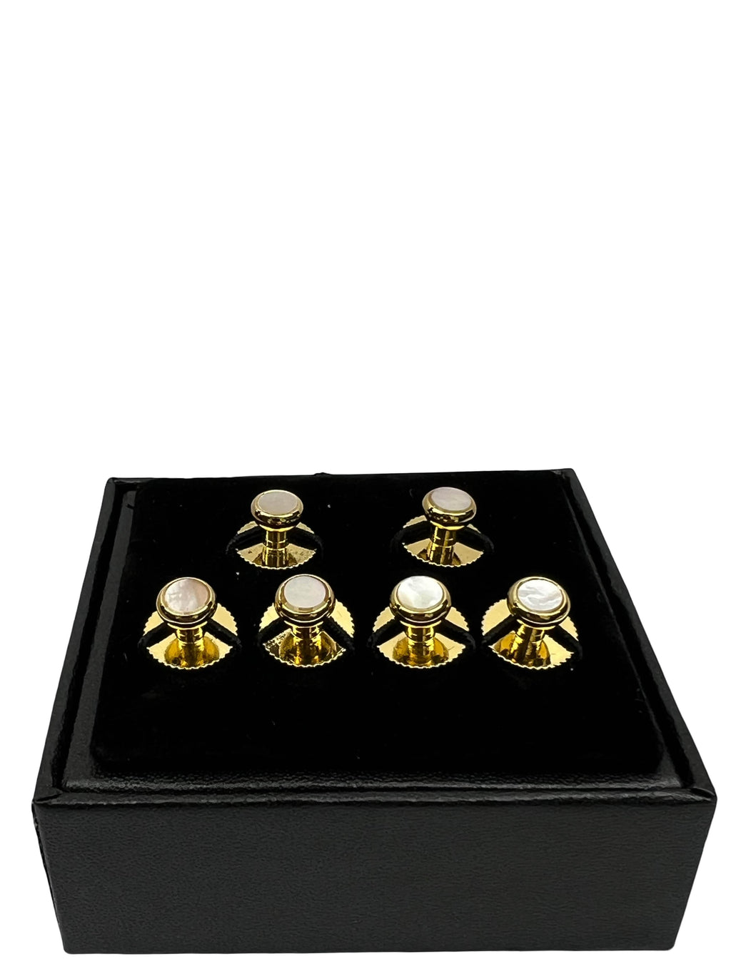 DÉCLIC MOP (6) Screw Shirt Studs - Gold