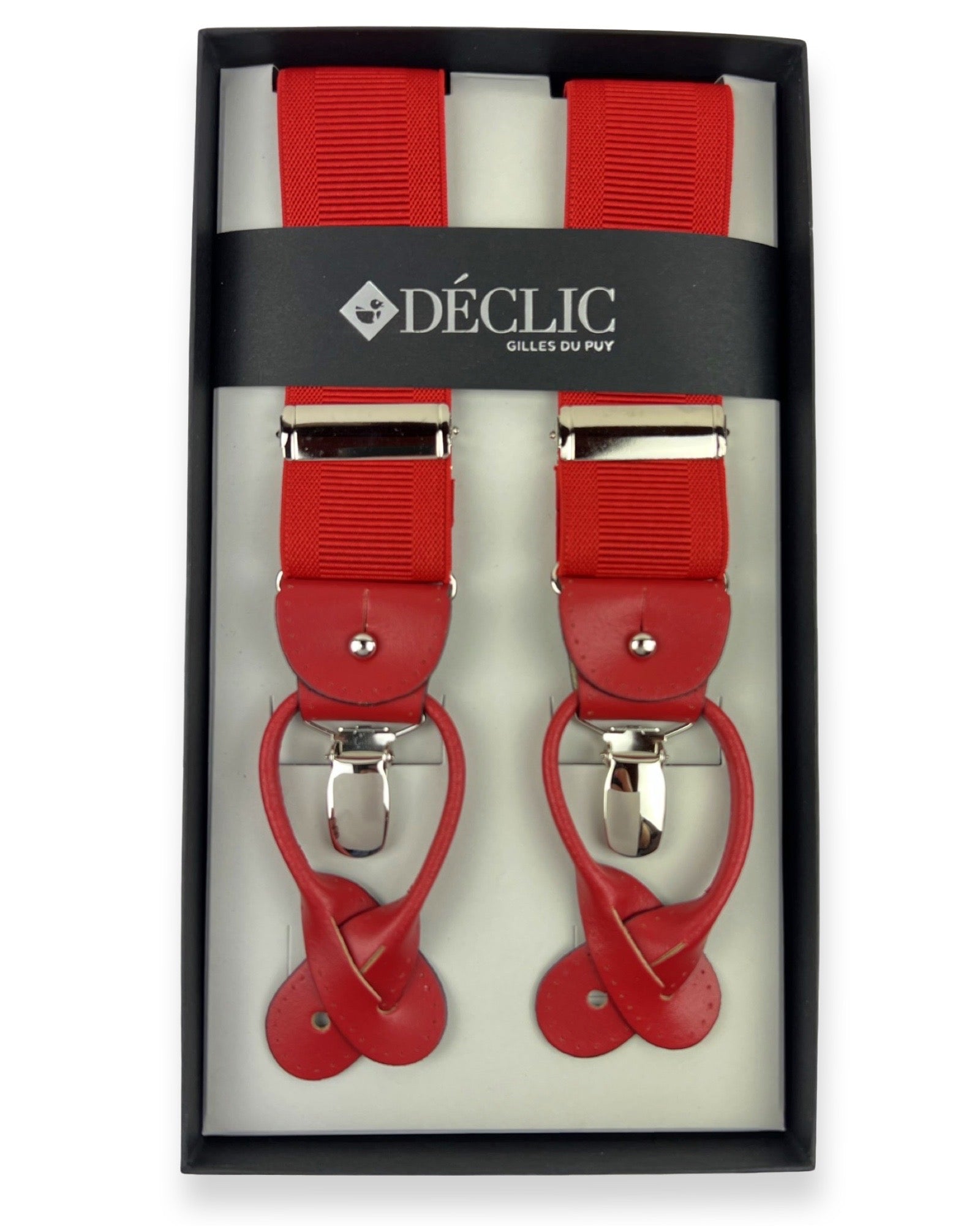 DÉCLIC Track 35mm 2-in-1 Braces - Red