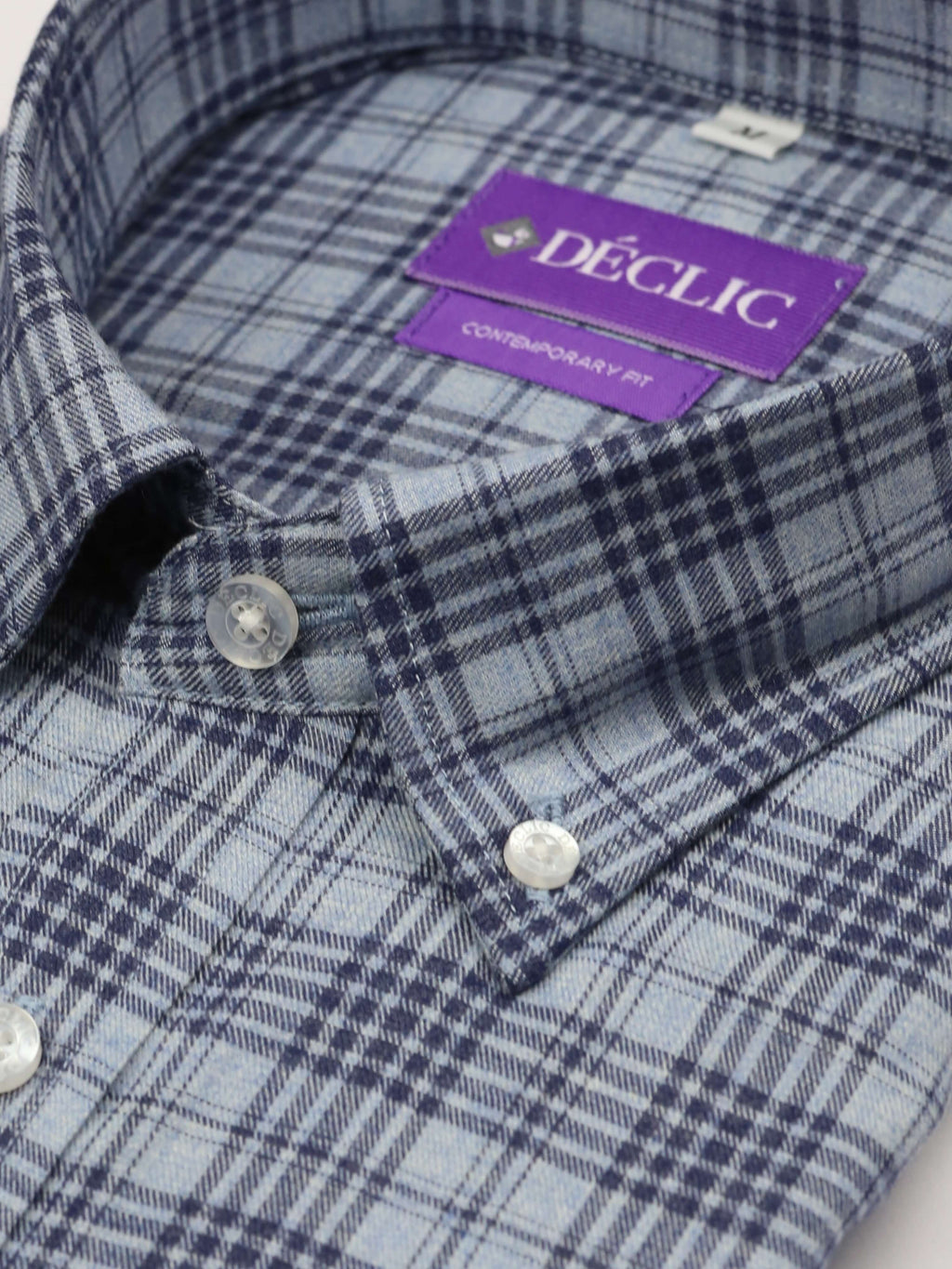 DÉCLIC Hoboken Check Shirt - Blue