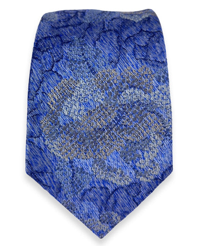 Silvio Fiorello Monreale Floral Tie - Black