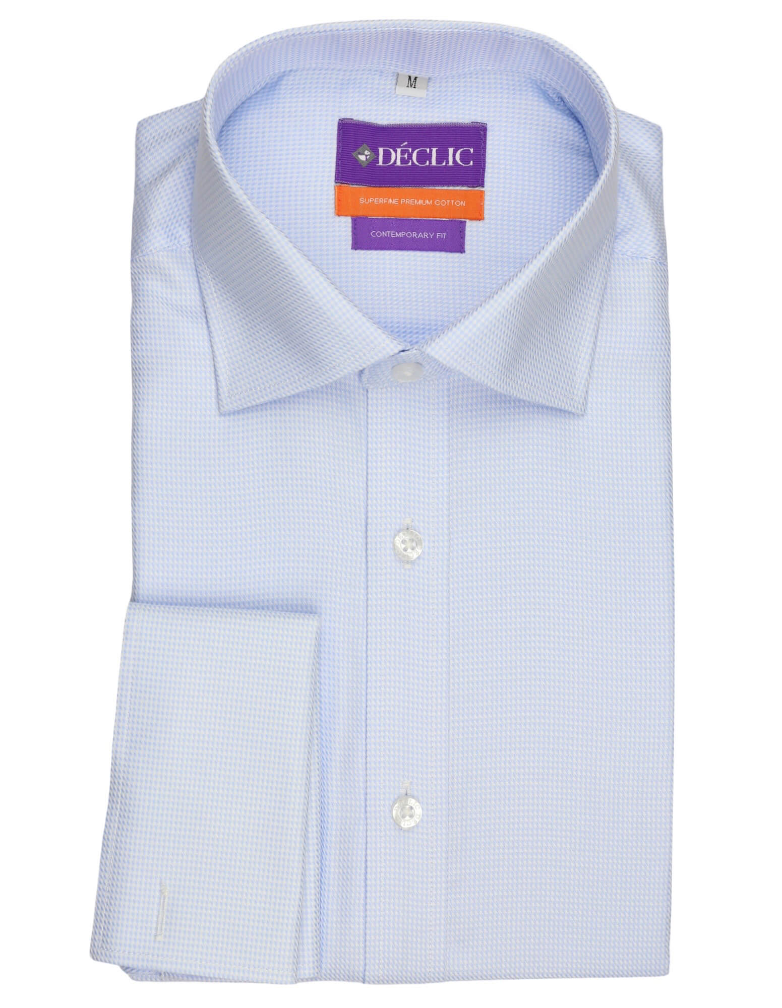 DÉCLIC Karma Textured Shirt - Sky