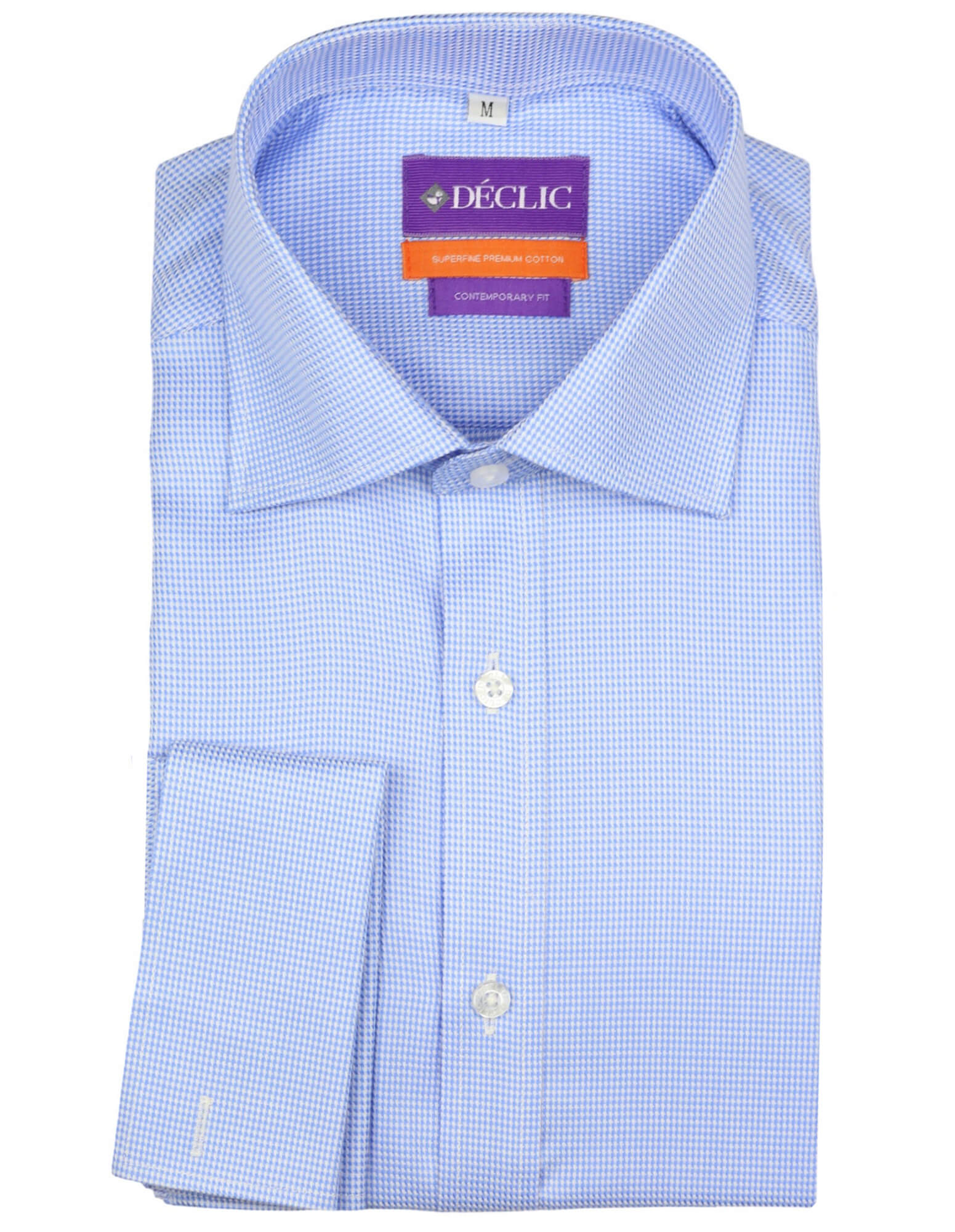DÉCLIC Karma Textured Shirt - Blue