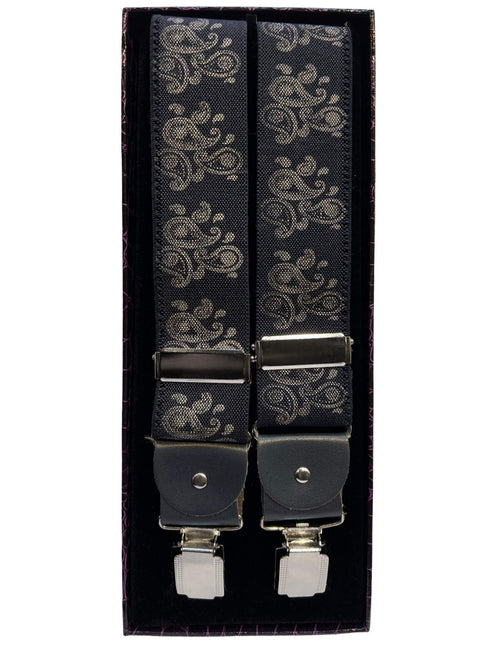 JA Braces - Paisley - Navy