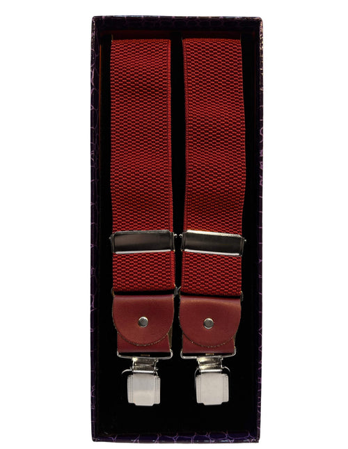 JA Braces - Textured - Burgundy