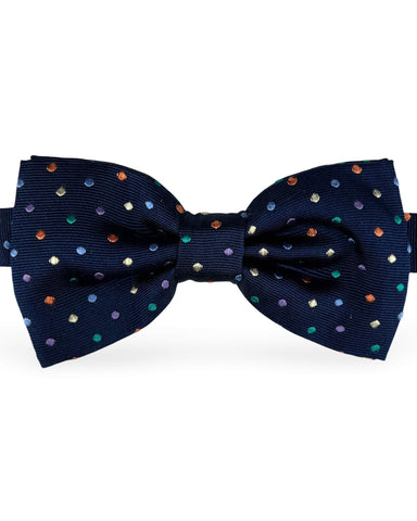 DÉCLIC Oversized Velvet Bow Tie - Burgundy