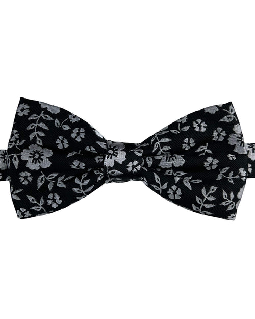 CANTINI Corato Floral Bow Tie - Black