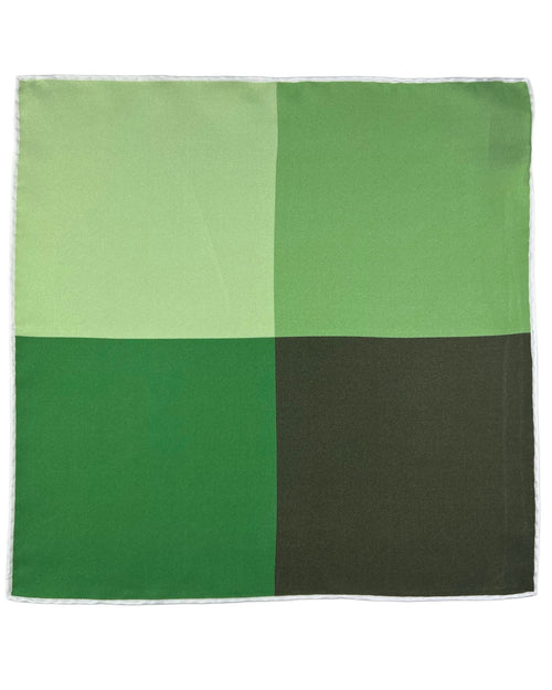 CANTINI Four Square Hanky - Green