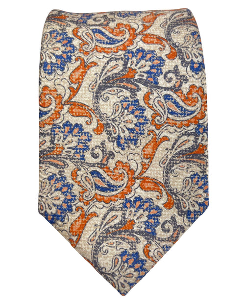 DÉCLIC Offen Paisley Tie - Orange