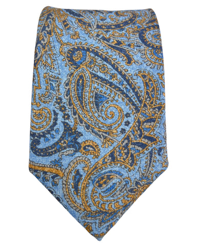 DÉCLIC Aversa Paisley Hanky - Navy