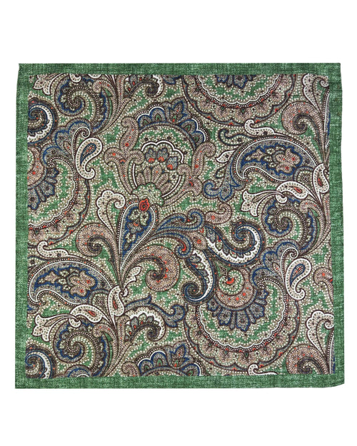 DÉCLIC Arten Paisley Hanky - Green