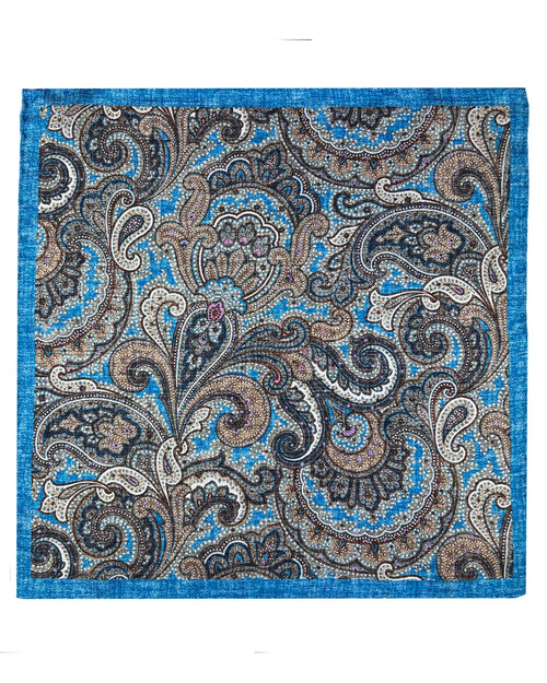 DÉCLIC Arten Paisley Hanky - Aqua