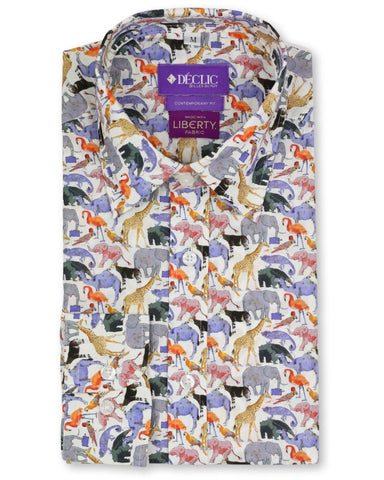 DÉCLIC Liberty Piquet Floral Print Shirt - Assorted