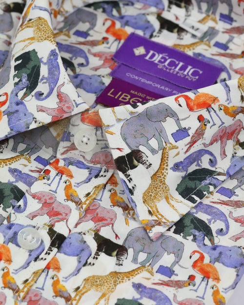 DÉCLIC Liberty Queue For The Zoo Print Shirt - Assorted