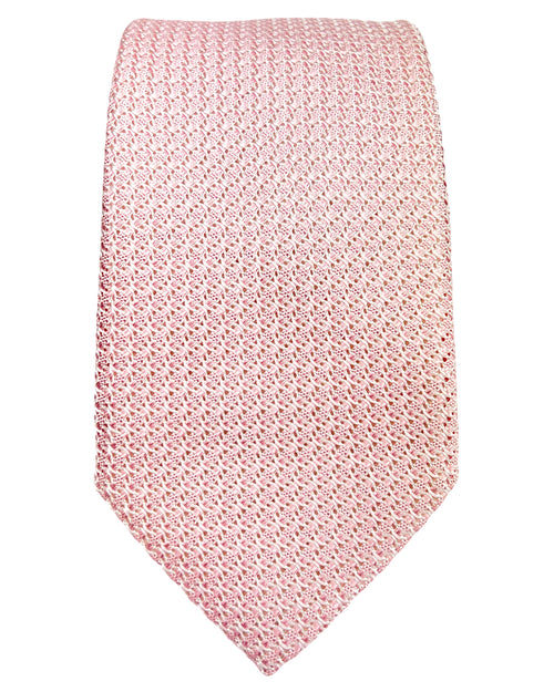 DÉCLIC Grenadine Weave Tie - Pink