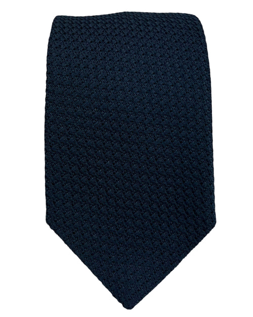 DÉCLIC Grenadine Weave Tie - Navy